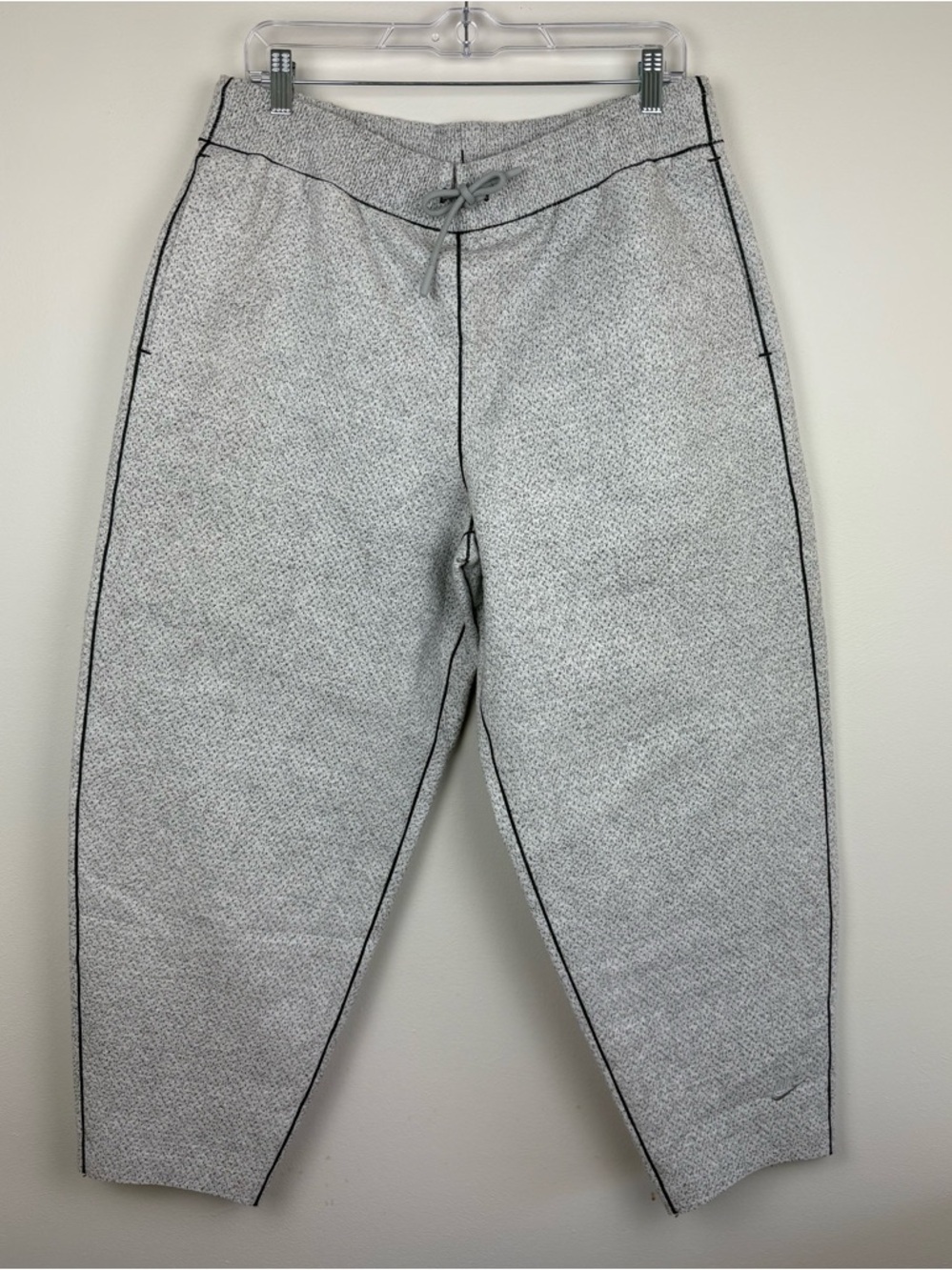 Nike Forward Tech Pack Pants Women Light Smoke Grey Medium Barrel Leg Like New